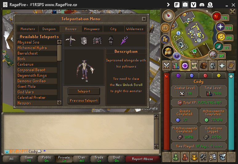 RageFire RSPS screenshot 3