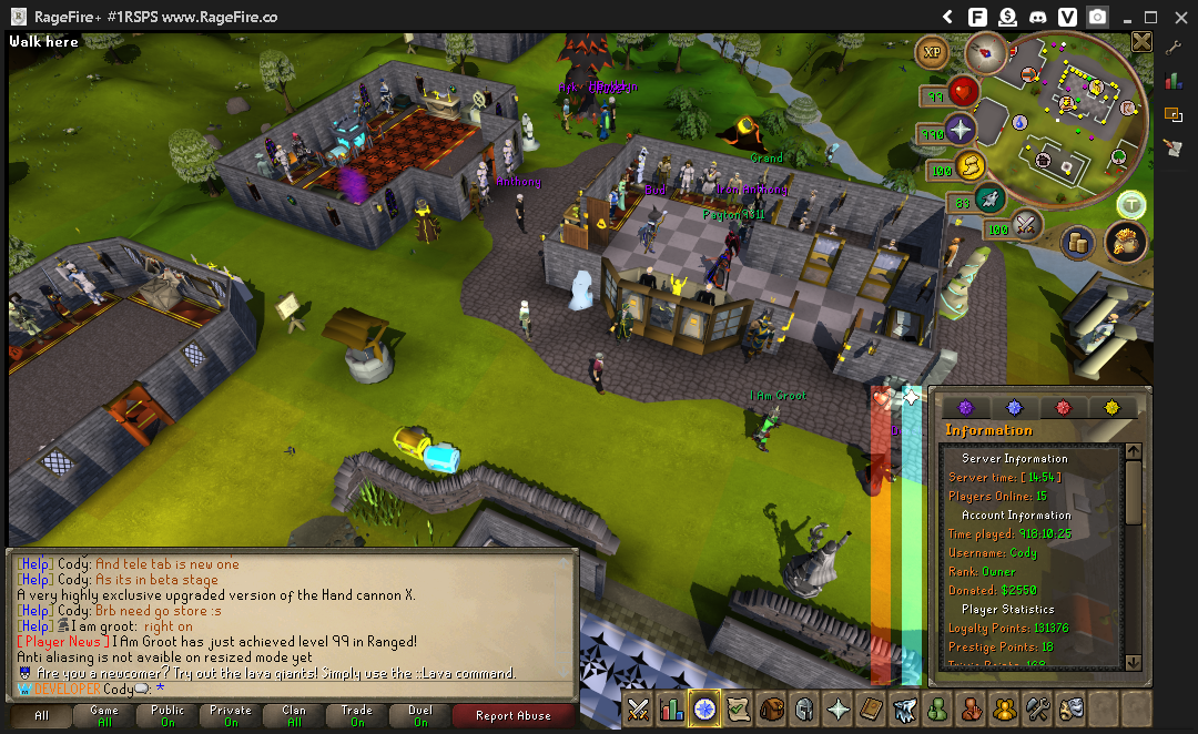 RageFire RSPS screenshot 1