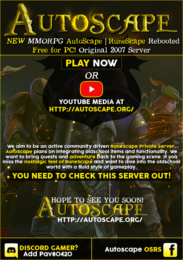 AutoScape CUSTOM OS! RSPS screenshot 1