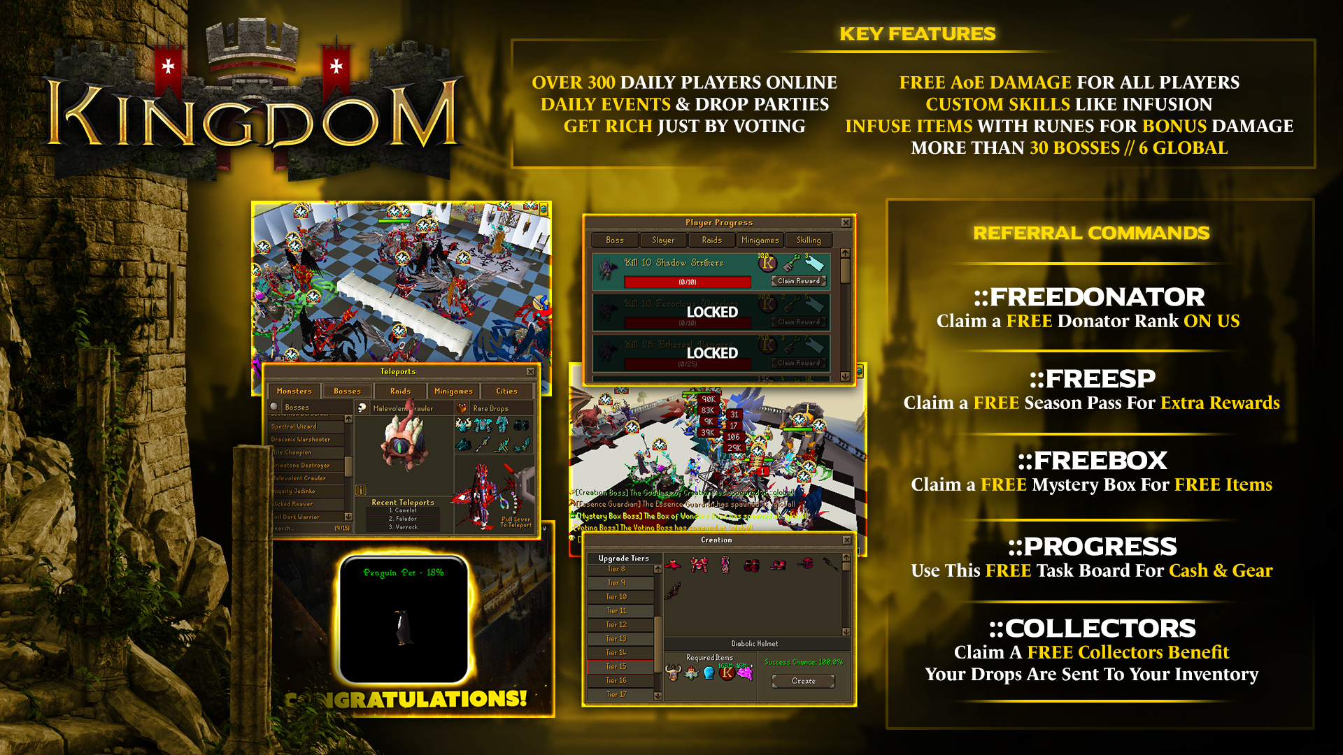 🏰Kingdom-New Upd!🏰 RSPS screenshot 1