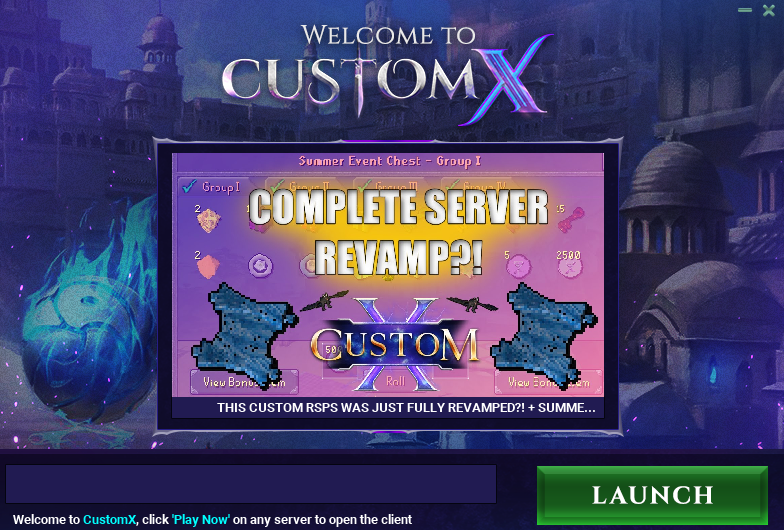 CustomX - ☀️Event RSPS screenshot 2