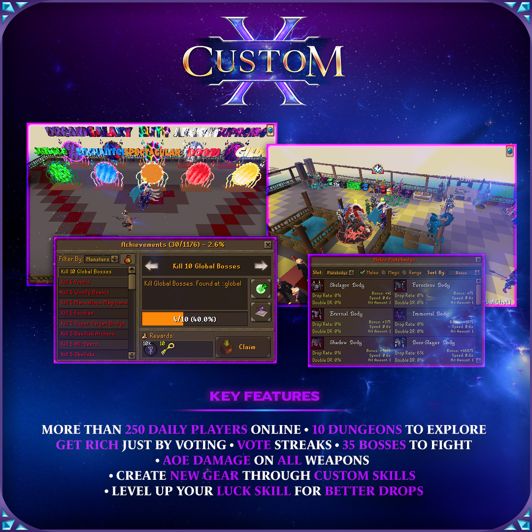 π¨ CustomX π¨ RSPS screenshot 1