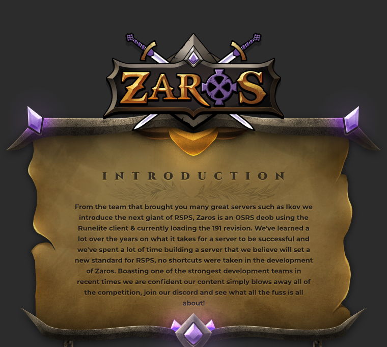 ZAROS - TOA RELEASED RSPS screenshot 1